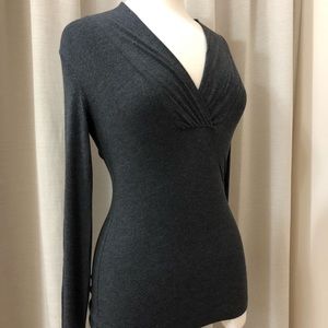 Banana Republic Long Sleeve Charcoal Grey Shirt